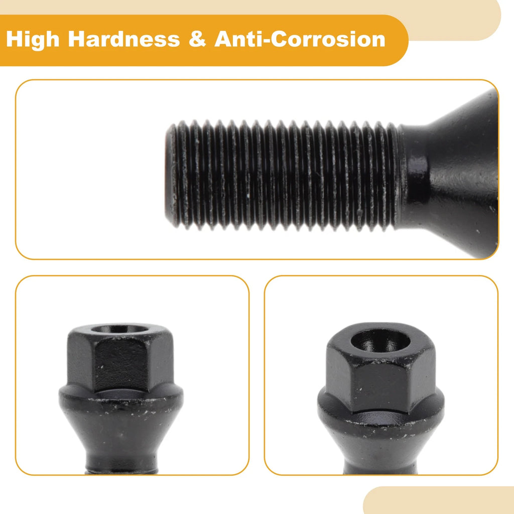Set of 5 M14x1.5 Wheel Lug Studs for BMW 745i/745Li (2002–2005)