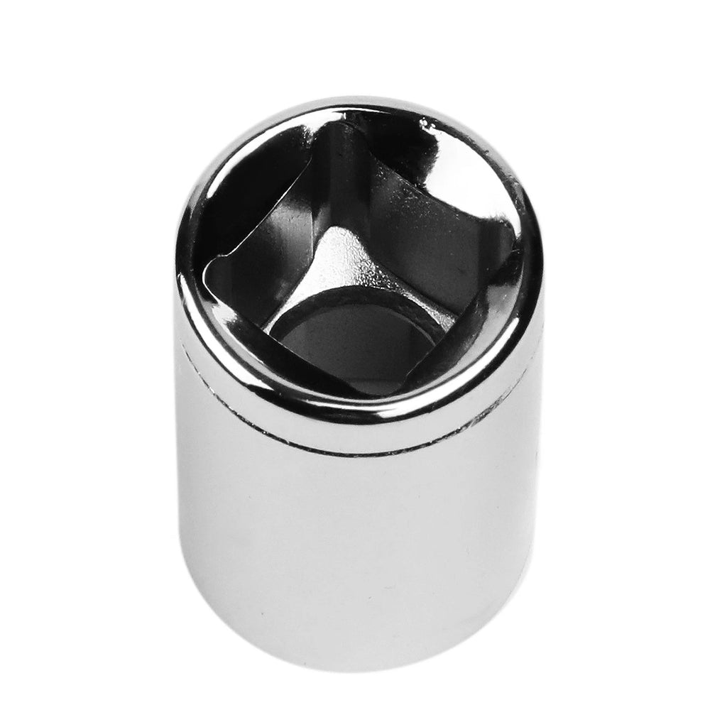 1-Piece 13mm 3/8" Drive 6 Point Chrome Socket for Metric Tools