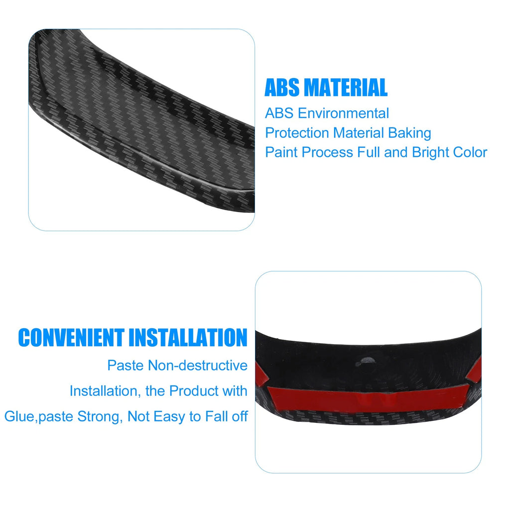 Carbon Fiber Pattern Steering Wheel Covers for BMW 3 Series 
