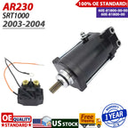 Starter for Yamaha SR230 SRT1000 (2003–2004) with Relay