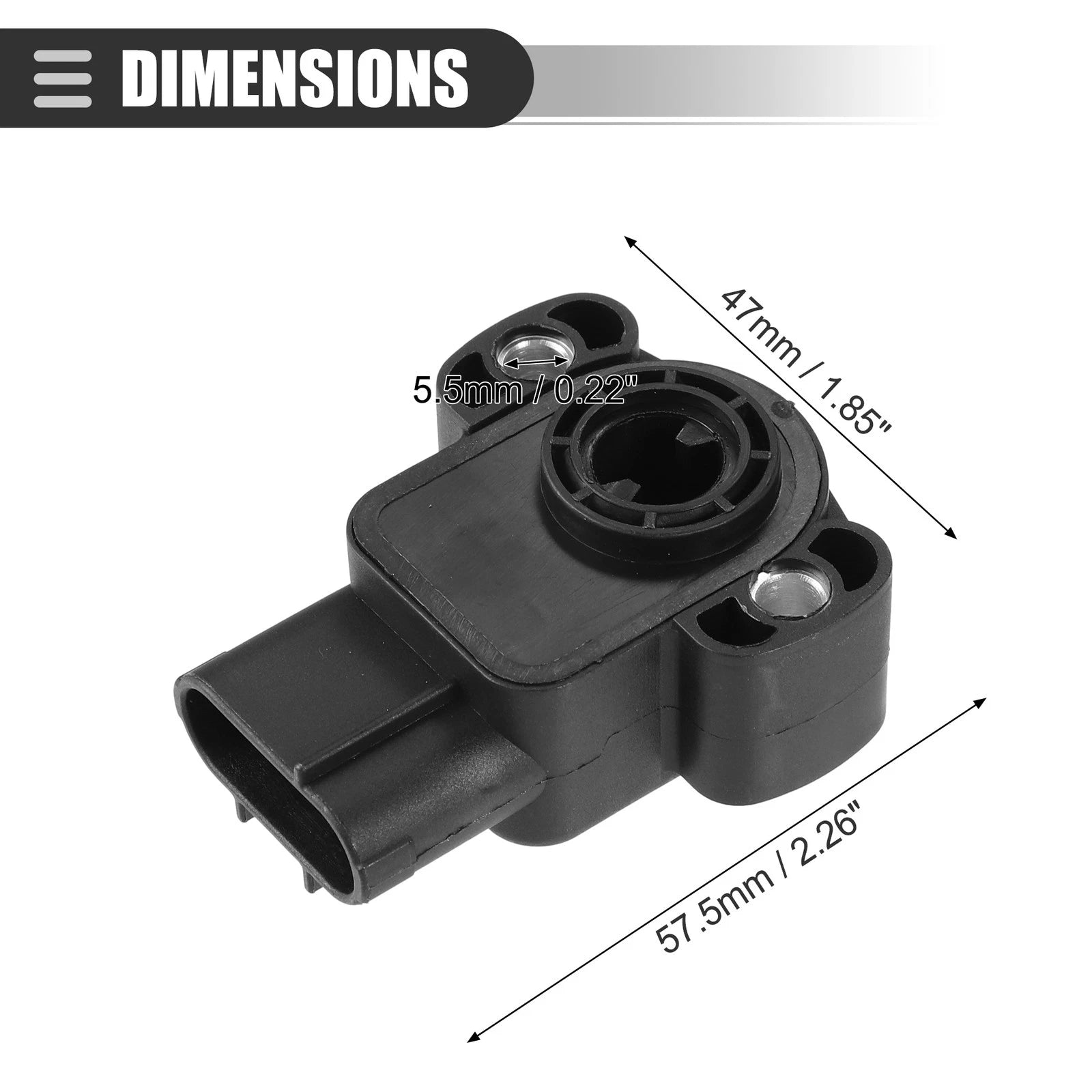 Throttle Position Sensor for Ford Ranger (2010–2011) 1F2218851A/F5RF9B989BA