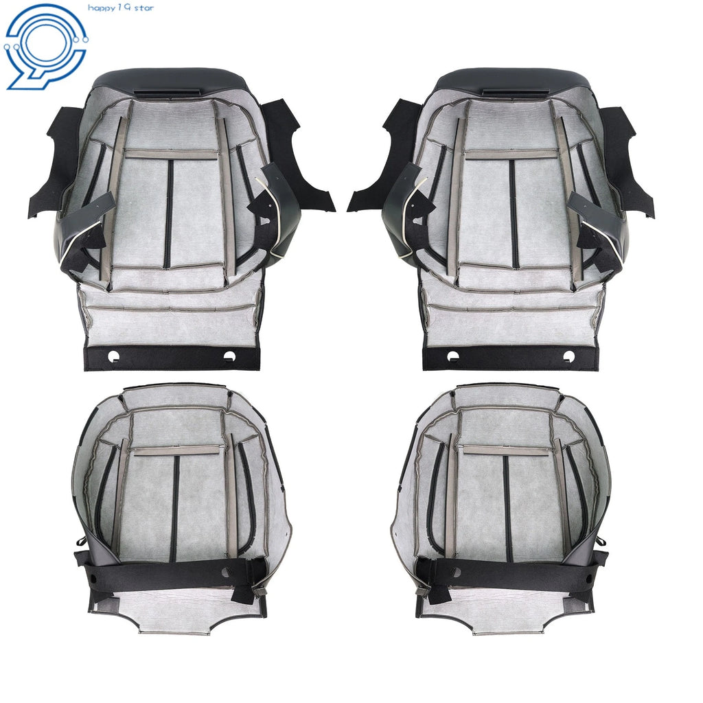 Set of 2 Front Leather Seat Covers for Hummer H3 (2006–2010) Black