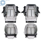 Set of 2 Front Leather Seat Covers for Hummer H3 (2006–2010) Black