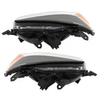 Set of 2 Halogen Black Headlights for Toyota 4Runner (2010–2013)