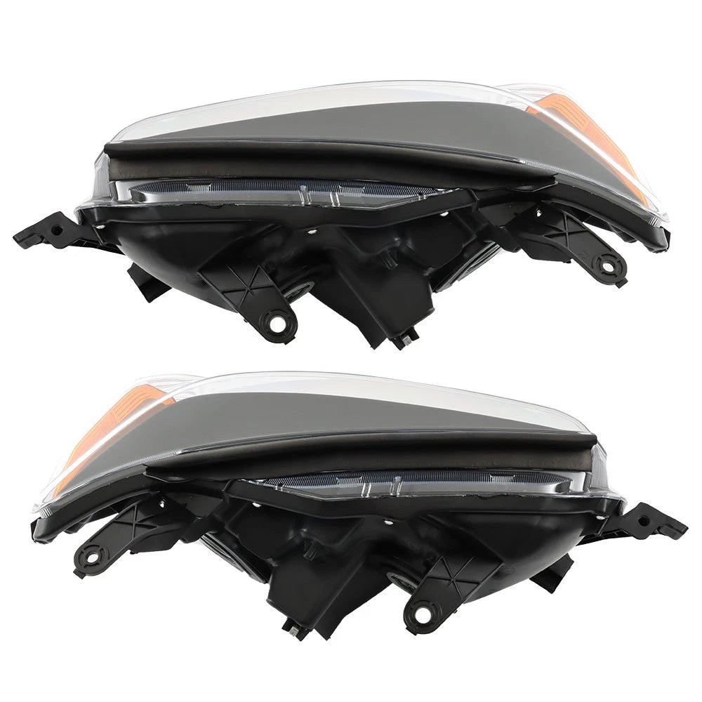 Set of 2 Halogen Black Headlights for Toyota 4Runner (2010–2013)
