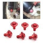 6x CNC Front Fork Guard Bolts for Honda CR125 CR250 CRF250R CRF250X CRF450R