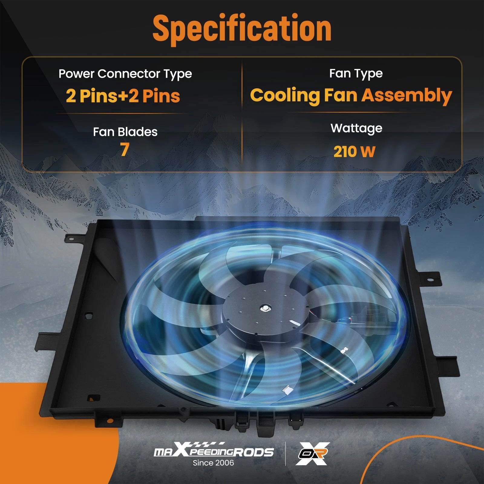 Electric Radiator Cooling Fan for Nissan Versa/Note (2012-2019)