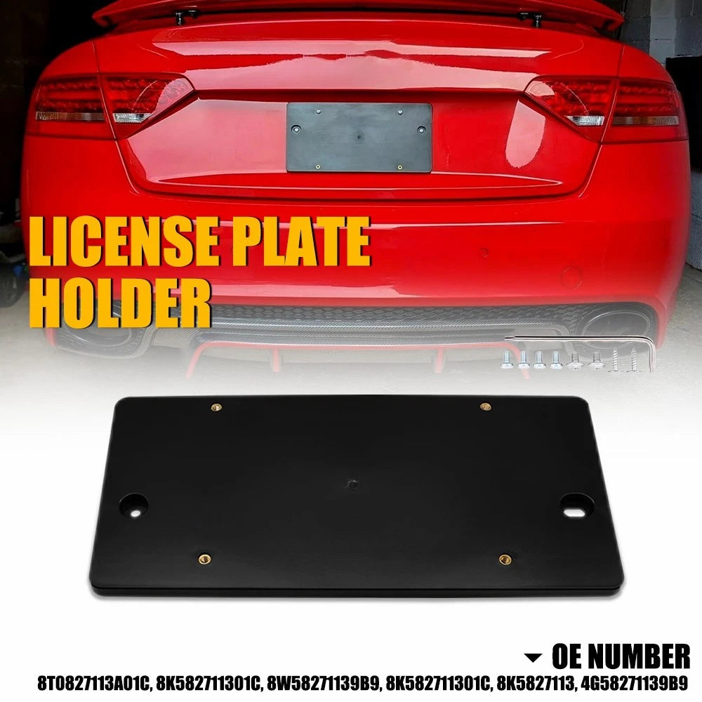 Rear License Plate Bracket for Audi A3 S3 (2014–2024)