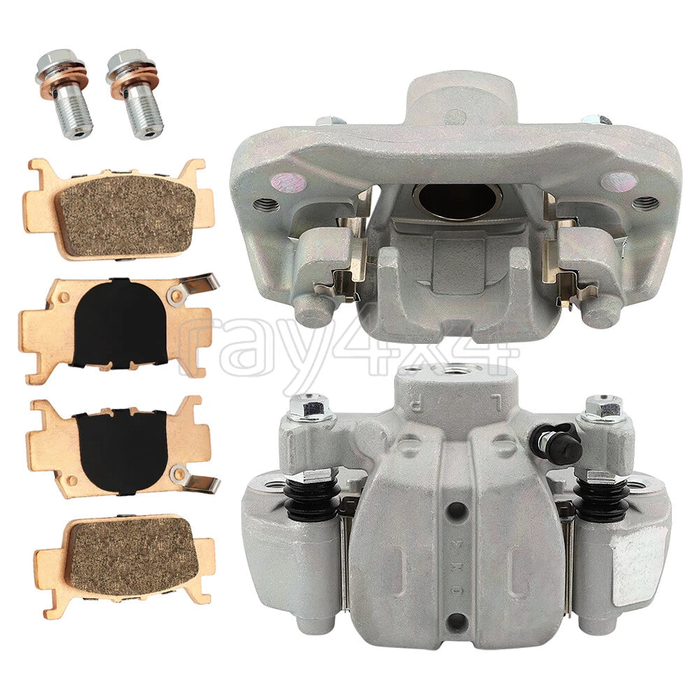 Set of 2 Rear Brake Calipers w/Pads for Honda Pioneer 1000 1000-5 (2016–2023)