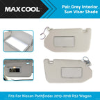 Set of 2 Interior Sun Visor Shades for Nissan Pathfinder (2013–2018)