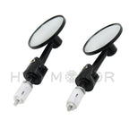 Adjustable Foldable 1" Round Bar End Mirrors for Harley Davidson