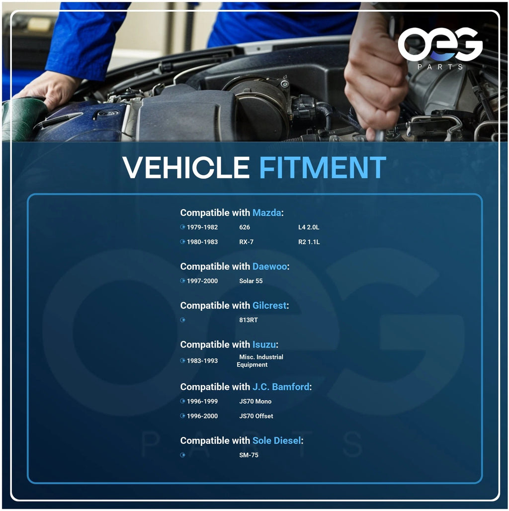50A 12V Alternator for Mazda RX7 (1980-1983)
