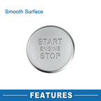 Engine Start Stop Switch Button for Audi Q5 (2013–2016) 8K0905217A Silver Tone