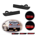 Smoked Reflector Tail Brake Signal Light Set for Mitsubishi Lancer Evo (2008–2017)