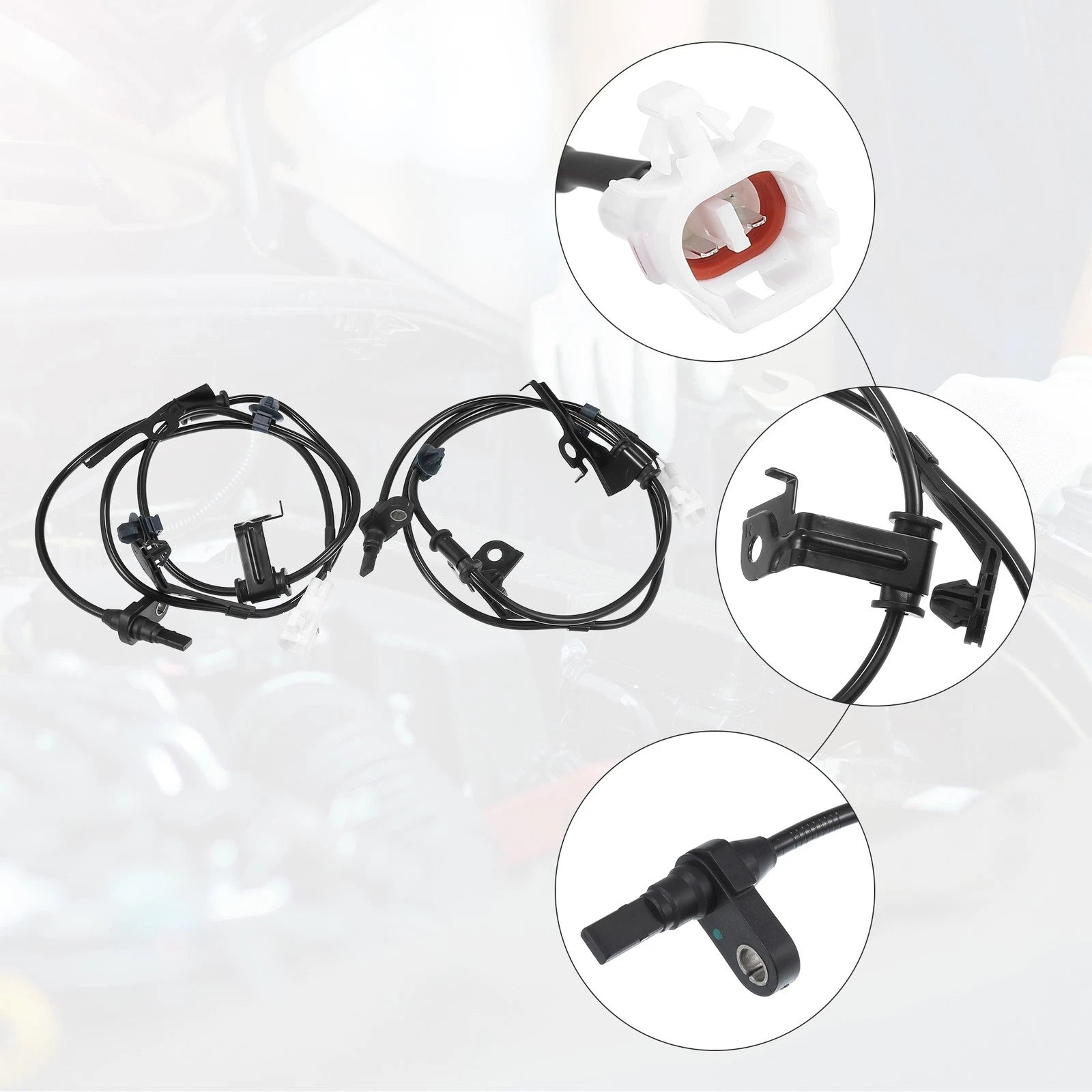 Set of 2 Front ABS Wheel Speed Sensors for Toyota Yaris (2006–2011) No.8954252030