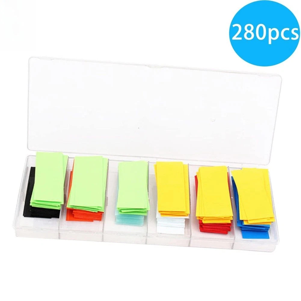 280pcs PVC Heat Shrink Tubing for Battery Insulation (Universal)