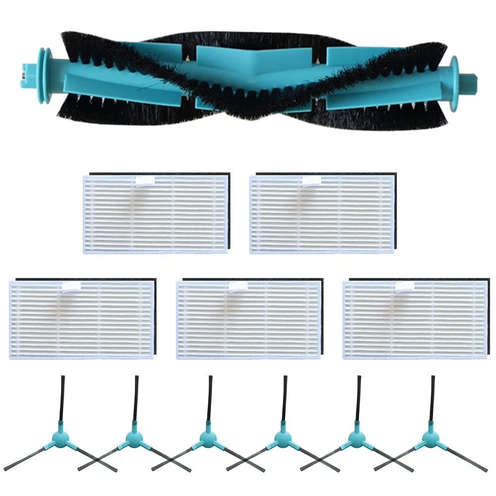 Replacement Kit Main Side Brush and Filter for Ultenic T20 Pro T10 Lite
