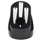 CNC Cut Billet Aluminum Black Ignition Switch Cover for Harley Street Road Glide (2014-2023)