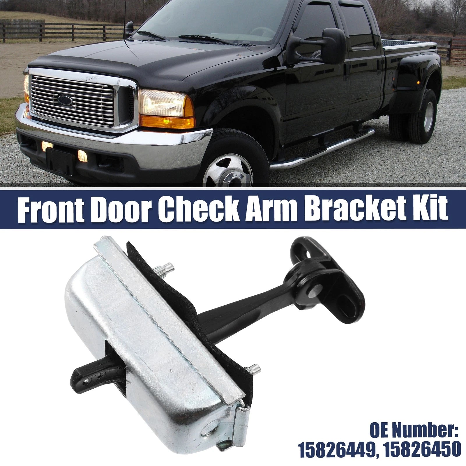 Front Left Right Door Check Stop for Chevrolet Express GMC Savana (1996–2023) 15826449