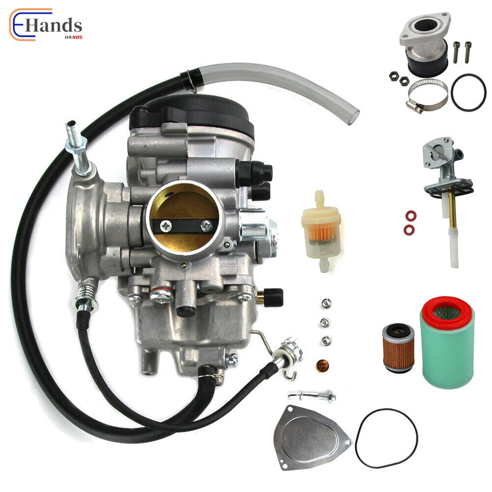 Carburetor with Fuel Valve Petcock for Yamaha Big Bear Bruin 250 (2005–2009)