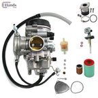 Carburetor with Fuel Valve Petcock for Yamaha Big Bear Bruin 250 (2005–2009)