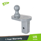 Gooseneck Ball Extender for Trailer Hitch (4" Offset)