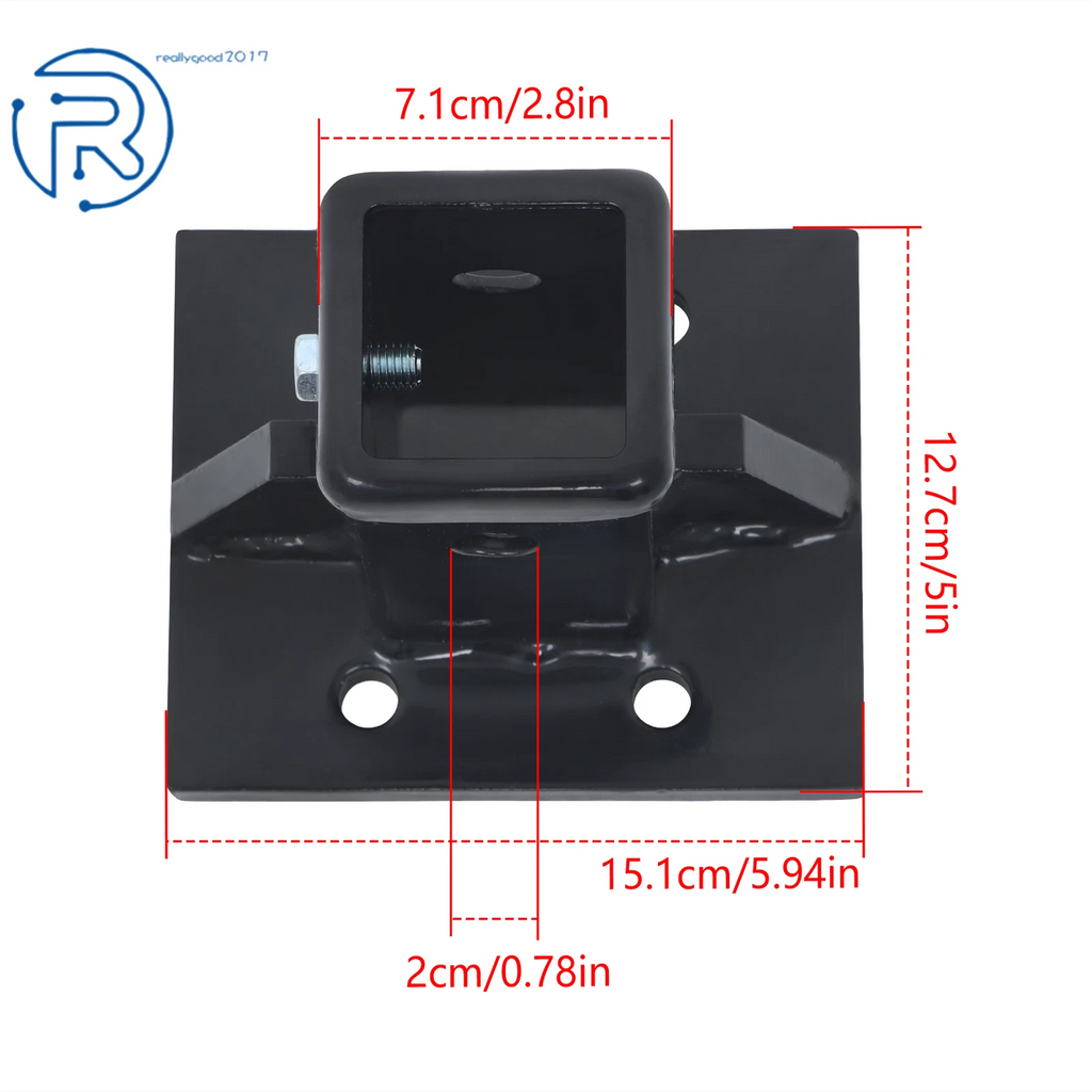 Trailer Hitch Receiver for Wall Mount (20000 lb, 2 Inch Opening)