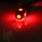 10Pcs Red T11 BA9S 5SMD LED Dome Map Reading Light Bulb