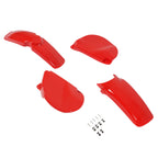 Plastic Kit for Honda XR75/XR80 (1977–1982) - Front/Rear Fender & Side Panels