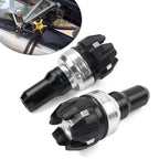 Motor Exhaust Frame Slider Bolt Anti Crash Protector for Universal - Silver