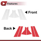 Door Pillar Window Trim for Nissan Qashqai (2014–2023) Silver Tone