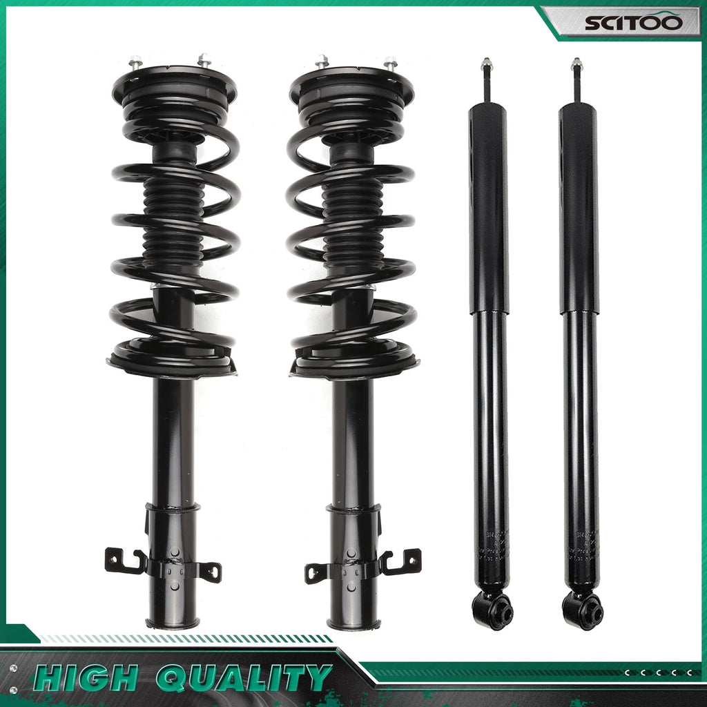 Front Rear Shock Struts Spring Assembly for Ford Edge Lincoln MKX (2007–2010)