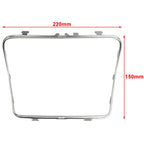 Silver Cup Holder Box Chrome Frame for Mercedes C Class W205 W253 (2015-2019)