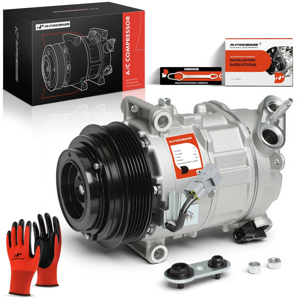 A/C Compressor with Clutch for Jeep Cherokee (2014–2022)