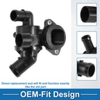 Engine Coolant Thermostat Housing Assembly for Audi Q3 2.0 TDi (2011–2018)