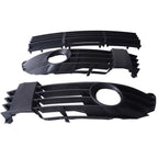 3X Bumper Grille & Fog Light Cover Kit for VW Passat B5 (2001–2005)