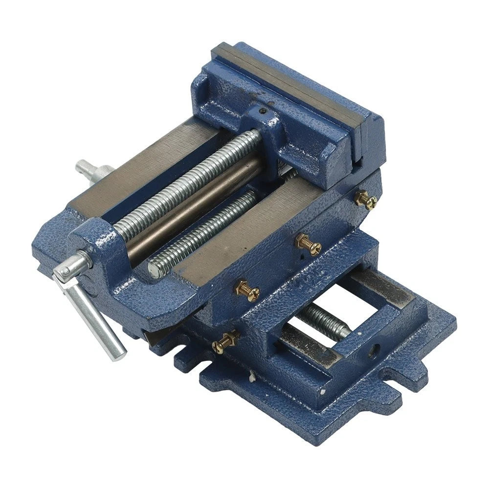 2 Way 5" Cross Slide Vise for Drill Press Milling Machine