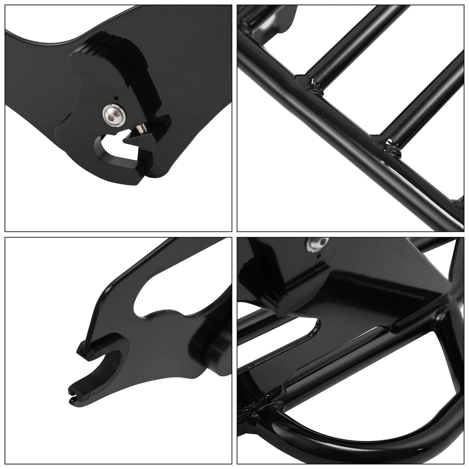 Detachable Two Up Luggage Rack for Harley Touring Street Glide Road Glide (2009–2024)