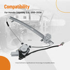 Front Left Electric Window Regulator for Honda Odyssey (1999-2002)