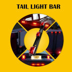 Red & Amber LED Dually Bed Side Fender Lights + Tail Light for Ford F350 (1999–2010)