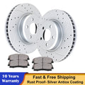 Front Disc Rotors + Brake Pads for Dodge Challenger 300 RWD (2006–2023)