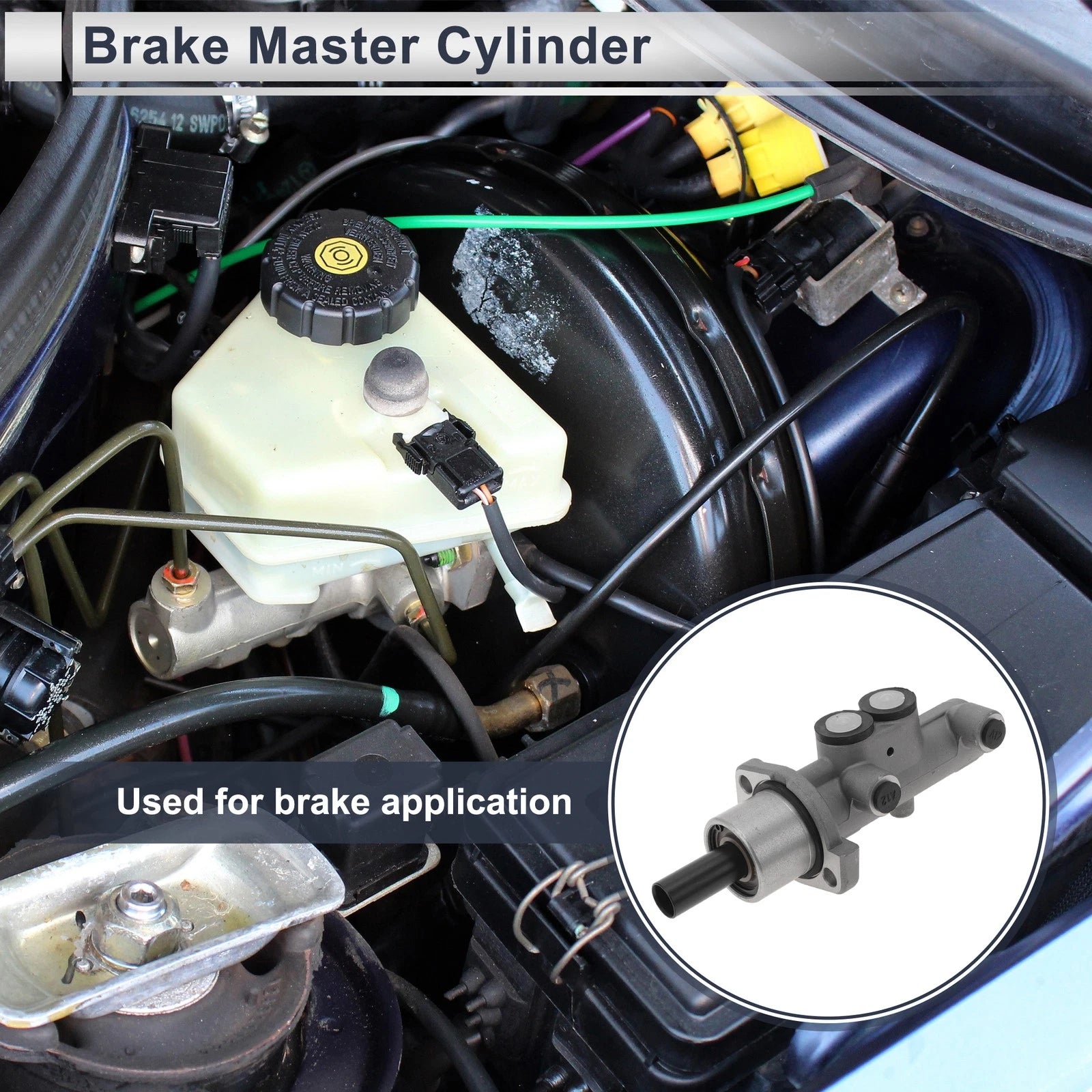 Brake Master Cylinder with Reservoir No. 1J1614019 for Volkswagen Jetta (1999–2006)
