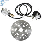 Rear Hydraulic Brake Caliper Assembly and Disc Rotor Kit for ATV Go-Kart