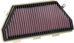 K&N High-Flow Air Filter for Honda HA-1017 (OE Replacement)