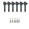 Set of 6 NGK Ignition Coils & Platinum Spark Plugs for Avalon Camry ES350 (2007–2017)