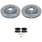 DuraGo Front Rotor & TRW Pro Ceramic Disc Brake Pad Kit for HS250h xB Prius V RAV4 (2010–2018)