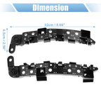1 Pair Front Bumper Bracket for Honda CR-V (2017) 71198-TLA-A01 Plastic Black