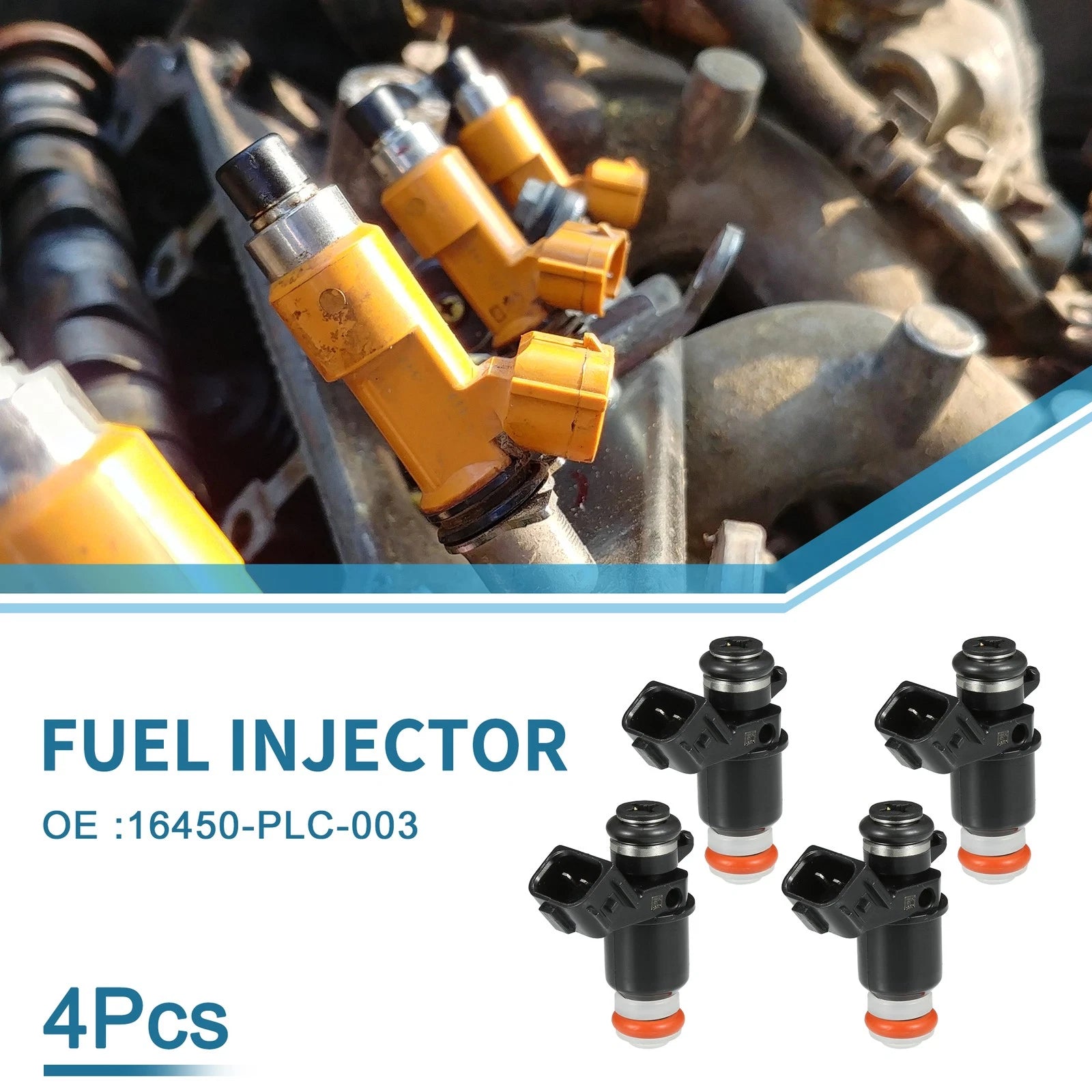 Fuel Injector No. 16450-PLC-003 for Honda Civic (2001–2005) DX