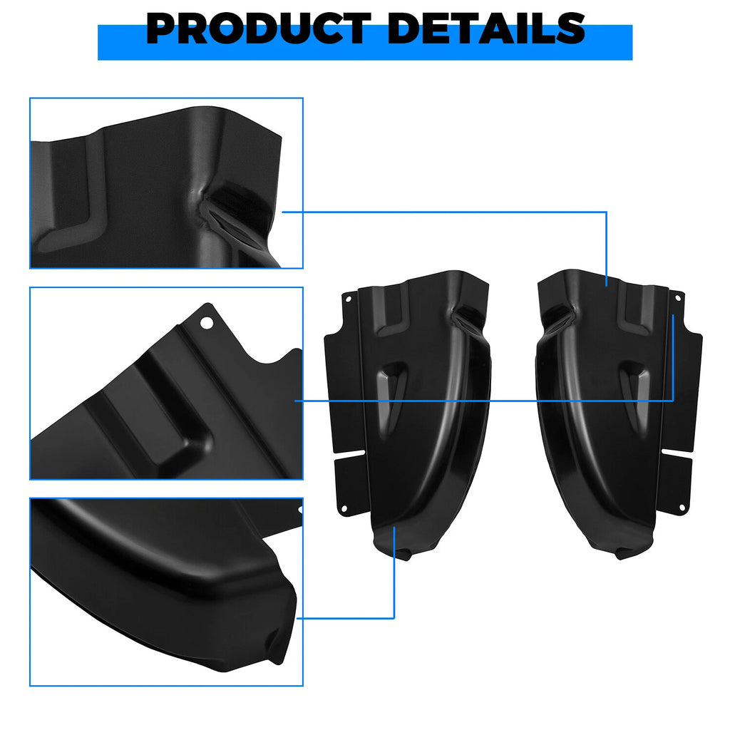 Pair of Cab Corners for Dodge Ram 1500 2500 3500 (2002–2009) Rust Repair