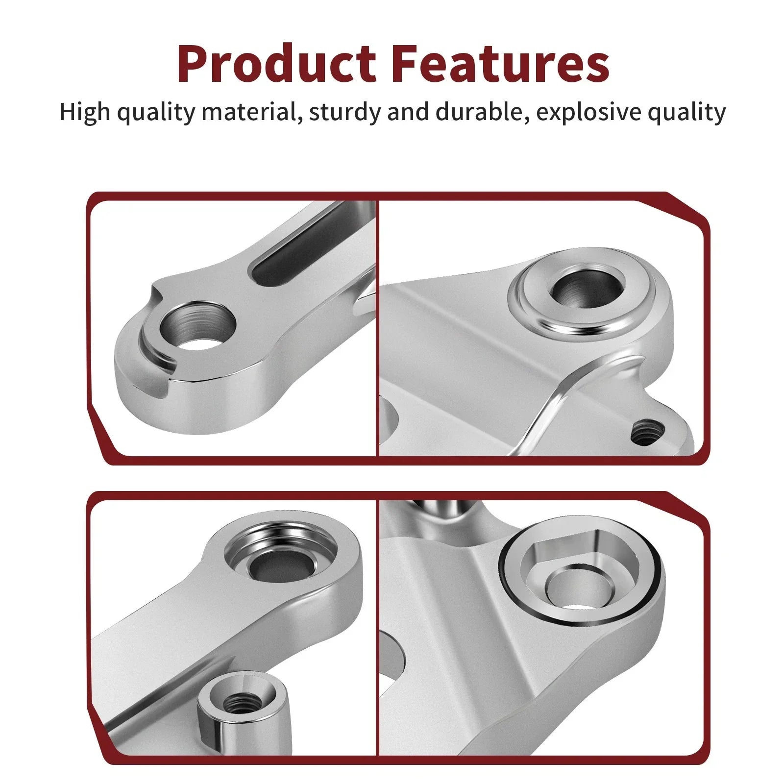 Footpeg Bracket for Kawasaki Ninja ZX-6R 9R ZZR600 (1998–2008)